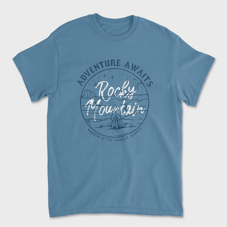 Desert Night, Unisex Men's T-Shirt