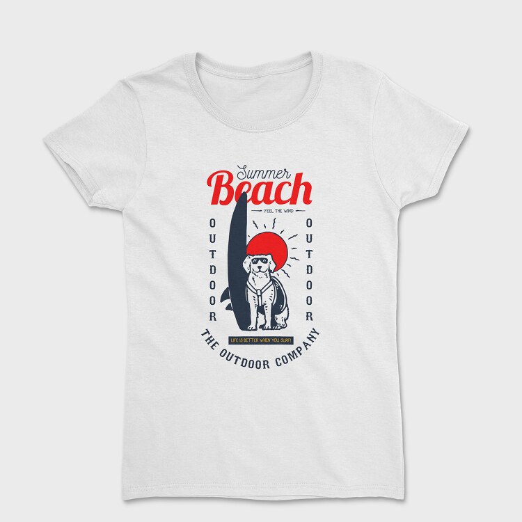 Dog Surf, Women's T-Shirt