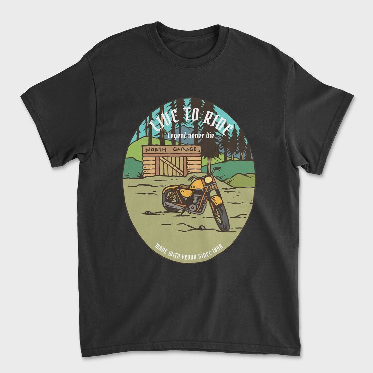 Garage, Unisex Men's T-Shirt