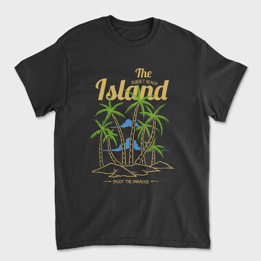 Island, Unisex Men's T-Shirt