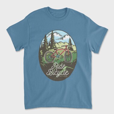 Ride Bicycle, Unisex Men's T-Shirt