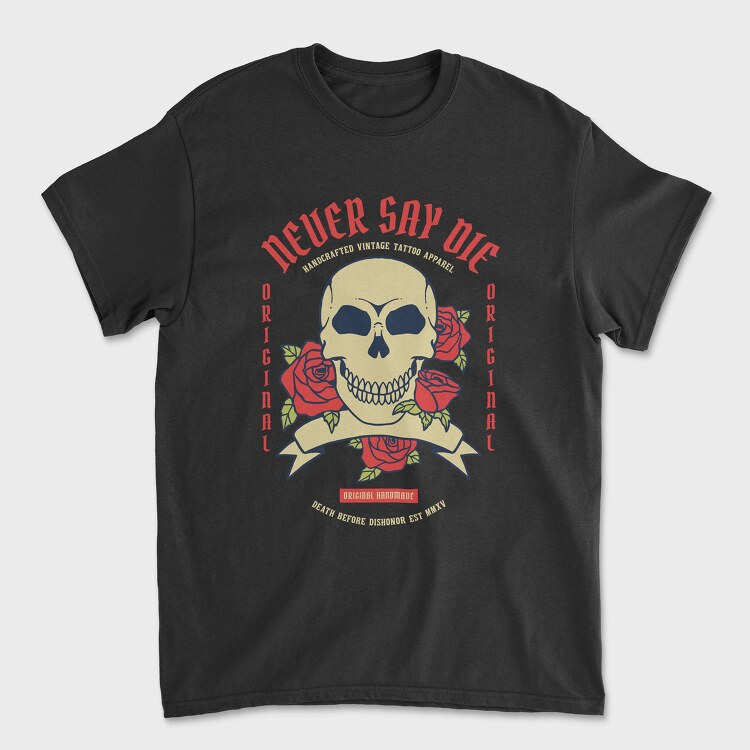 Skull Rose, Unisex Men's T-Shirt