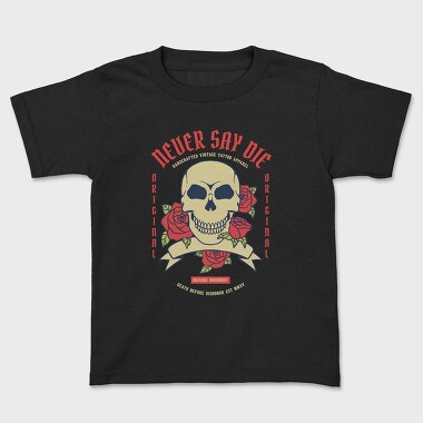 Skull Rose, Kids' T-Shirt