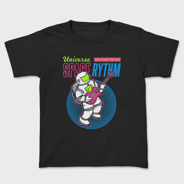 Astro Guitar, Kids' T-Shirt