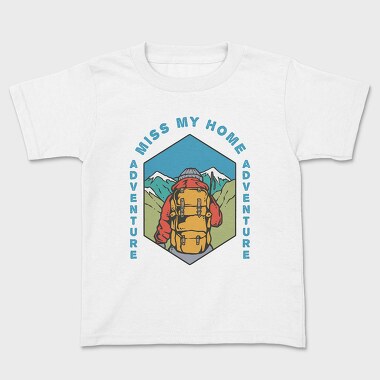 Backpacker, Kids' T-Shirt