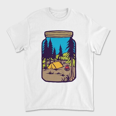 Bottle Of Happyness, Unisex Men's T-Shirt