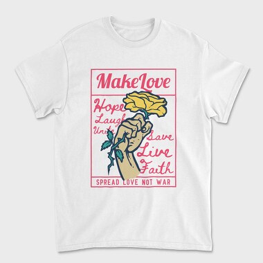 In The Name Of Peace, Unisex Men's T-Shirt