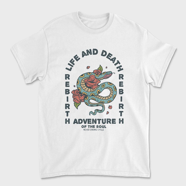 Life and Death, Unisex Men's T-Shirt
