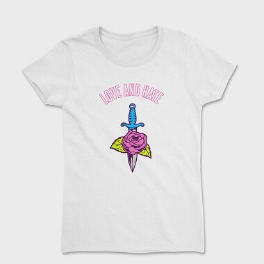 Love and Hate, Women's T-Shirt