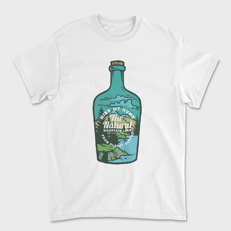 Nature In The Bottle, Unisex Men's T-Shirt