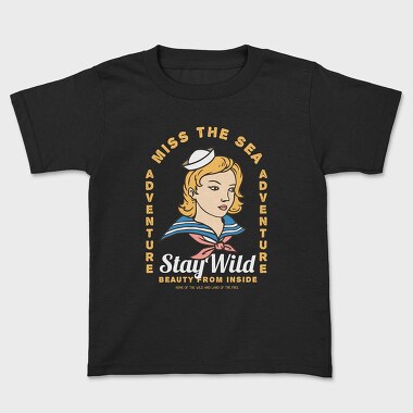 Sailor Girl, Kids' T-Shirt