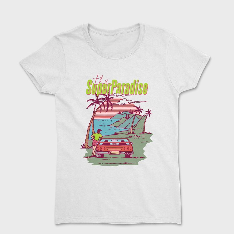 Super Paradise, Women's T-Shirt