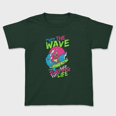 Surf For Life, Kids' T-Shirt