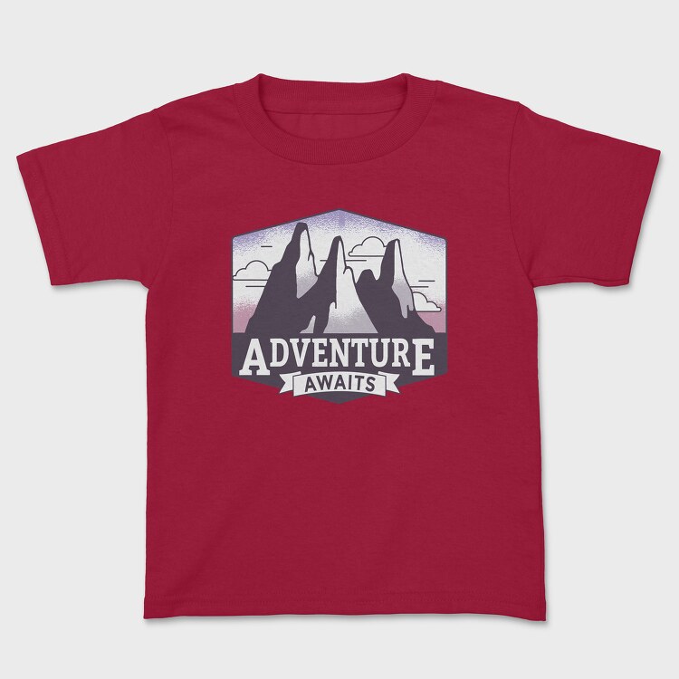 Adventure Awaits, Kids' T-Shirt