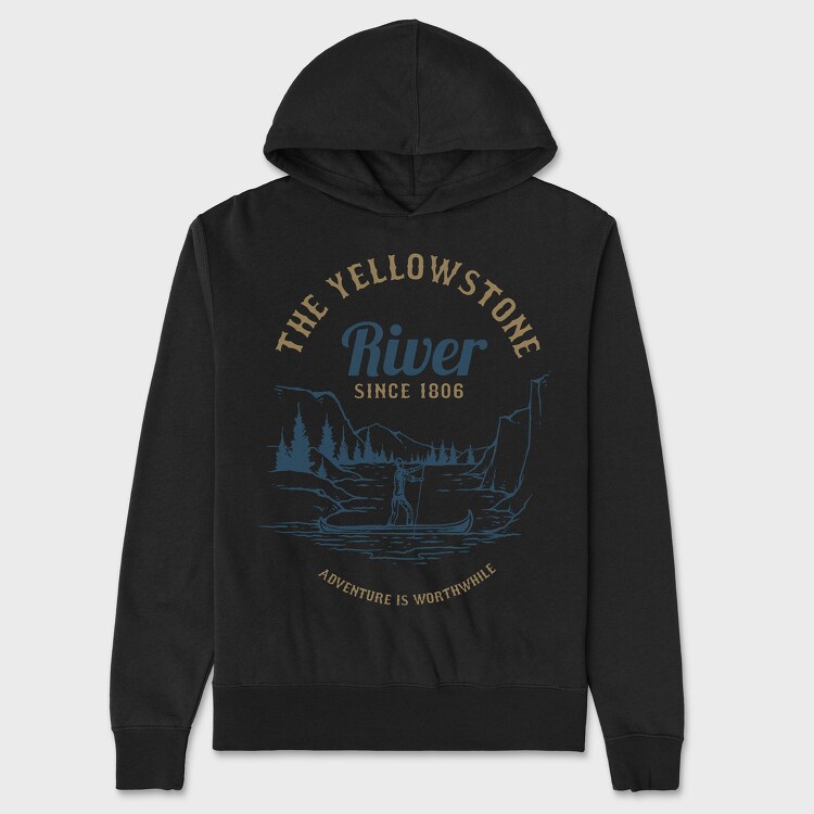 River Adventure, Unisex Men's Hoodie