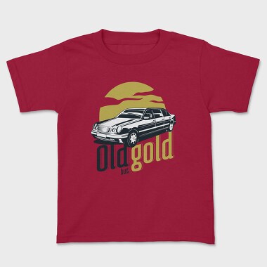 Car Old But Gold, Kids' T-Shirt