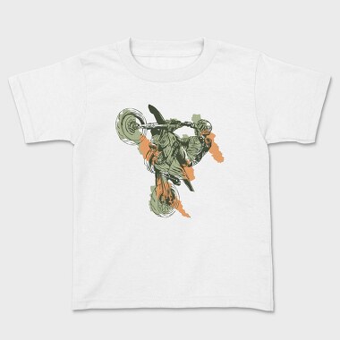 Motorbike Run, Kids' T-Shirt