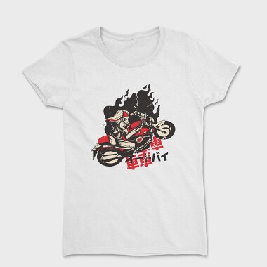 Motorcycle Girl, Women's T-Shirt