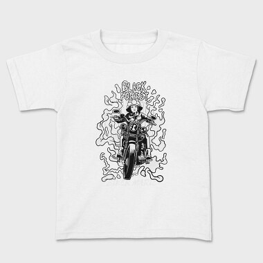 Biker Girl, Kids' T-Shirt