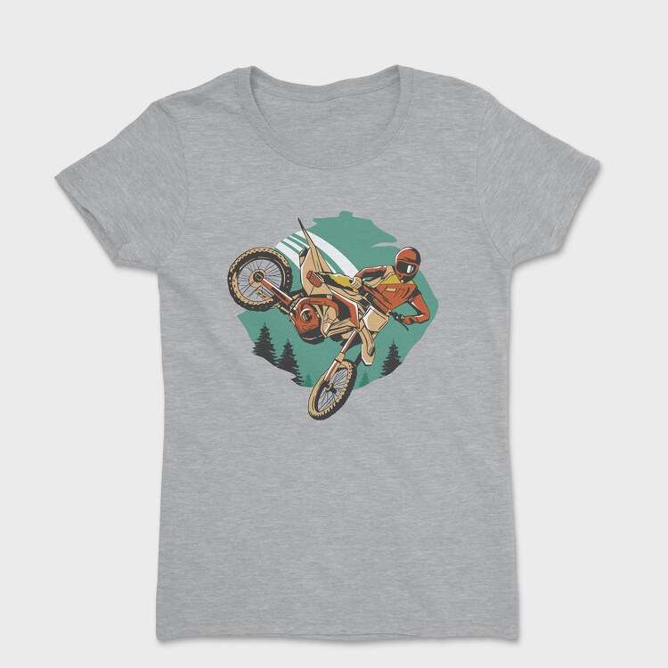 Motorcycle Winter, Women's T-Shirt