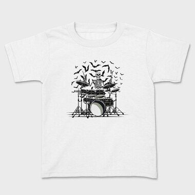Drummers be Crazy, Kids' T-Shirt