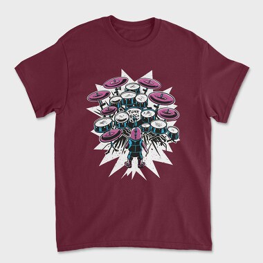 Baby Drummer, Unisex Men's T-Shirt