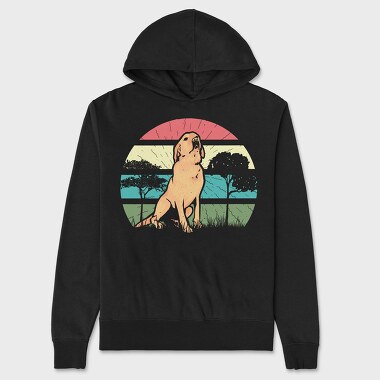 Retro Retriever, Unisex Men's Hoodie