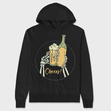 Cheers, Unisex Men's Hoodie