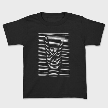 Rock Sign3 D, Kids' T-Shirt