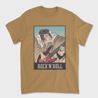 Unisex Men's T-Shirt, Rockand Roll Ukiyo