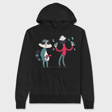 Raccoon Guy, Unisex Men's Hoodie