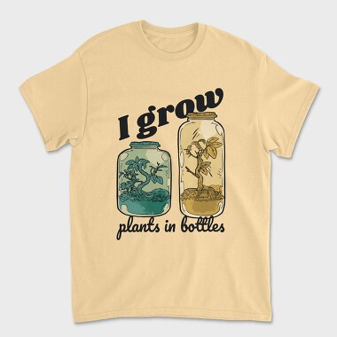 Bottle Gardning, Унисекс Мъжка Тениска