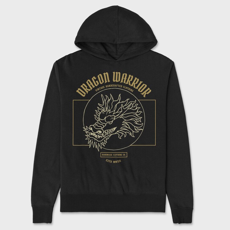 Dragon Warrior, Унисекс Мъжко Суичър