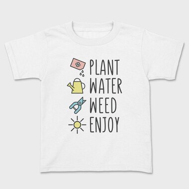 Enjoy Gardening, Kids' T-Shirt