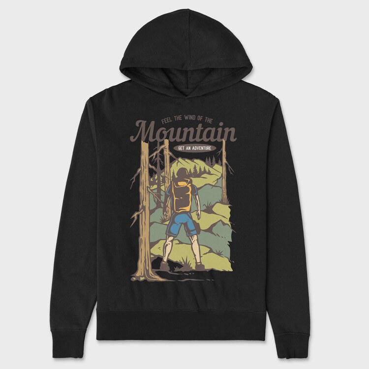 Mountain Backpacker, Унисекс Мъжко Суичър