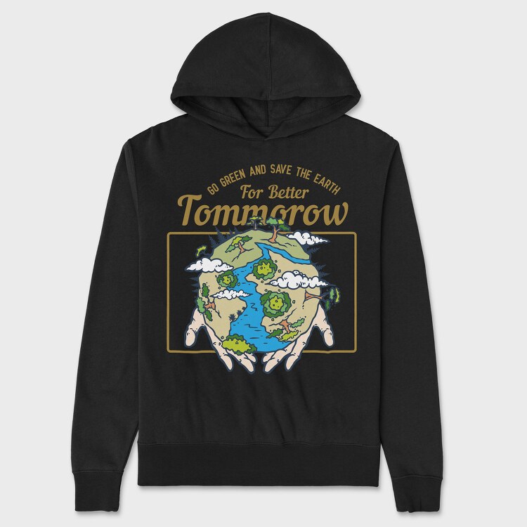 Earth, Unisex Men's Hoodie