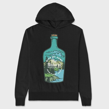 Nature In The Bottle, Unisex Men's Hoodie