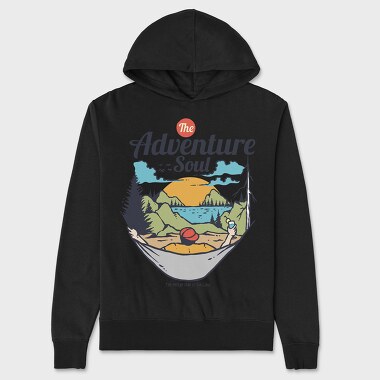 The Adventure Soul, Unisex Men's Hoodie