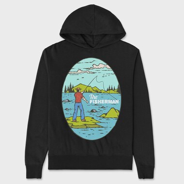The Fisherman, Unisex Men's Hoodie