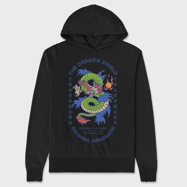 Retro Dragon, Unisex Men's Hoodie