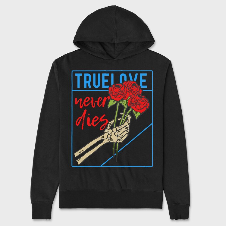 True Love, Unisex Men's Hoodie