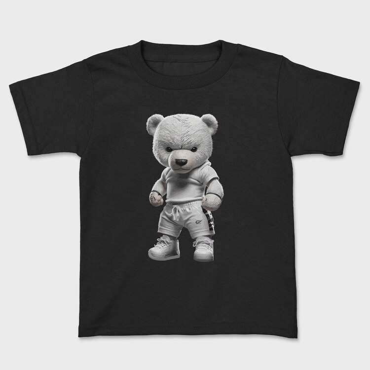 Athlete Teddy Bear, Kids' T-Shirt