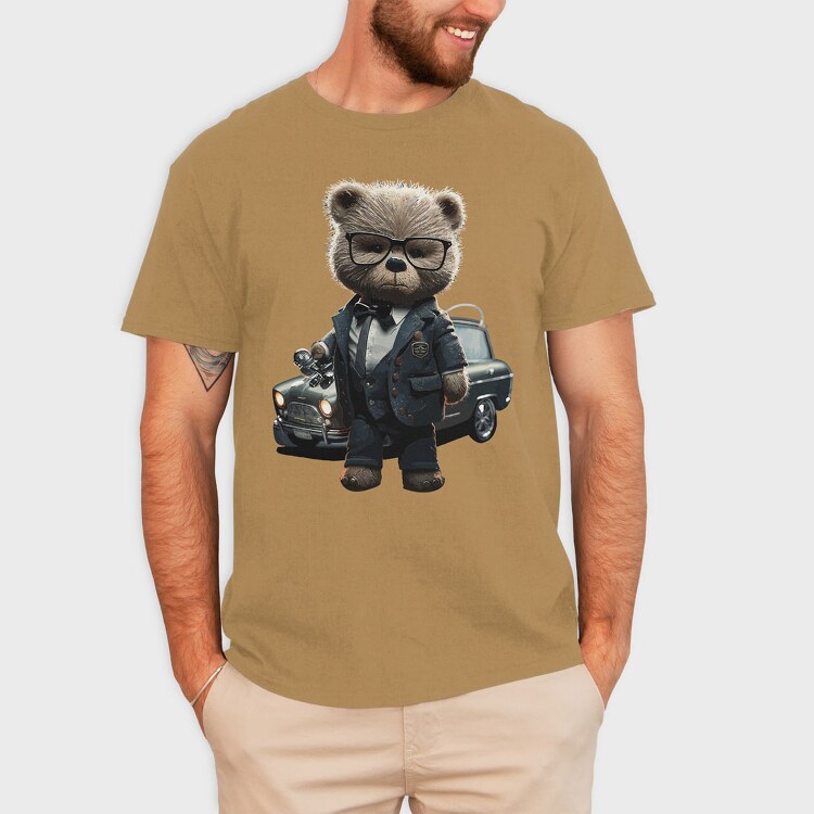 Business Teddy, Unisex Men's T-Shirt