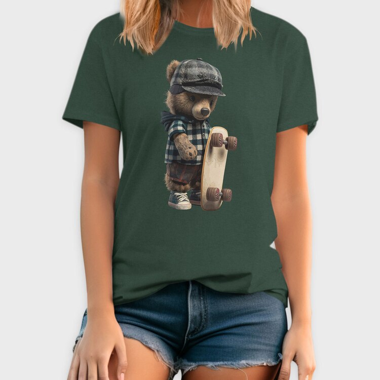 Teddy Skate, Unisex Men's T-Shirt