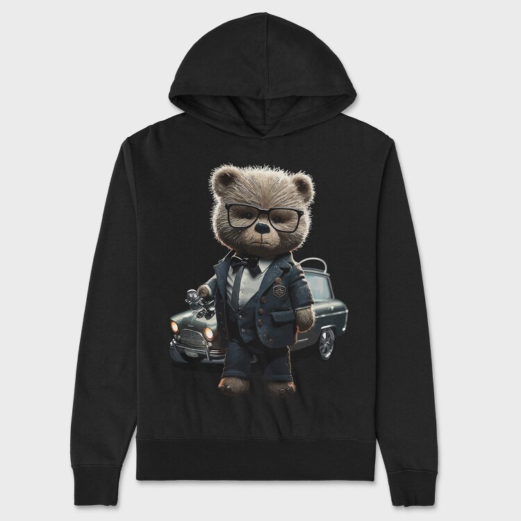Business Teddy, Unisex Men's Hoodie