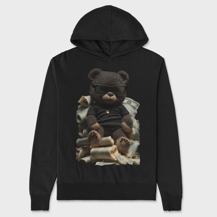 Teddy Bear Money, Унисекс Мъжко Суичър