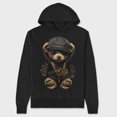 Teddy Cool, Unisex Men's Hoodie