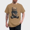 Teddy Glasses, Unisex Men's T-Shirt