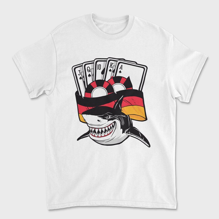 Poker Shark, Unisex Men's T-Shirt