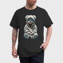 Teddy White Sweatsuit, Unisex Men's T-Shirt